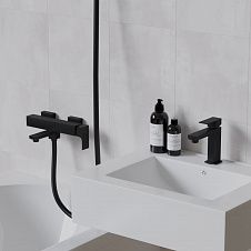 Смеситель для ванны PAINI Grazia без аксессуара, черный брашированный PVD (PZ)