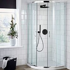 Комплект на 2 потребителя Viva Style PAINI, для душа, черный