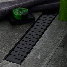 Душевой лоток PAINI Medium 550 мм, черный матовый