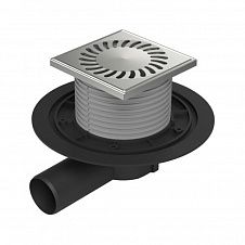 Душевой трап с решеткой PAINI 125х125 мм