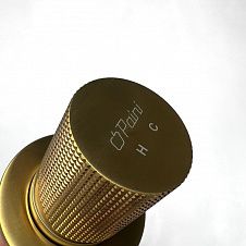 Смеситель для раковины PAINI Cox Grip встраиваемый, брашированное золото PVD (PJ)